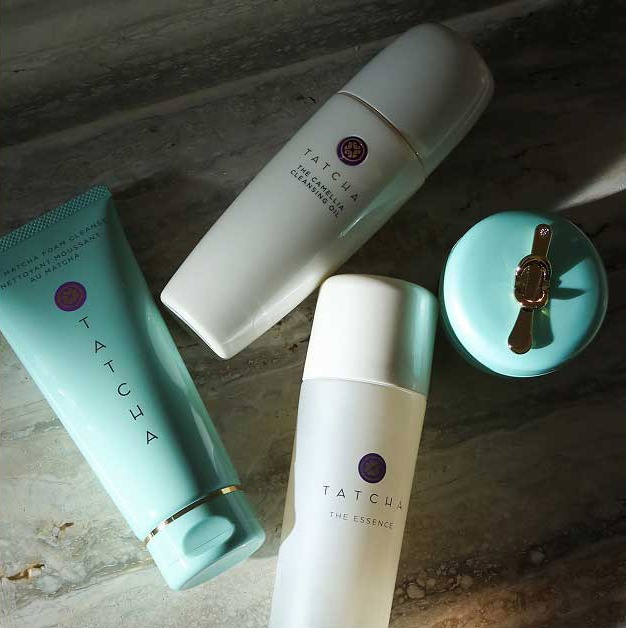 An image of four Tatcha formulas showing a complete ritual