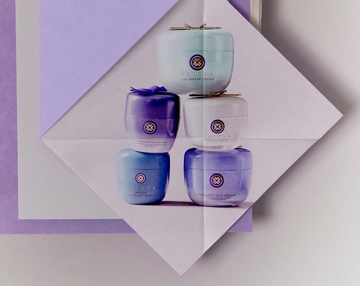 An image of a selection of Tatcha moisturizers