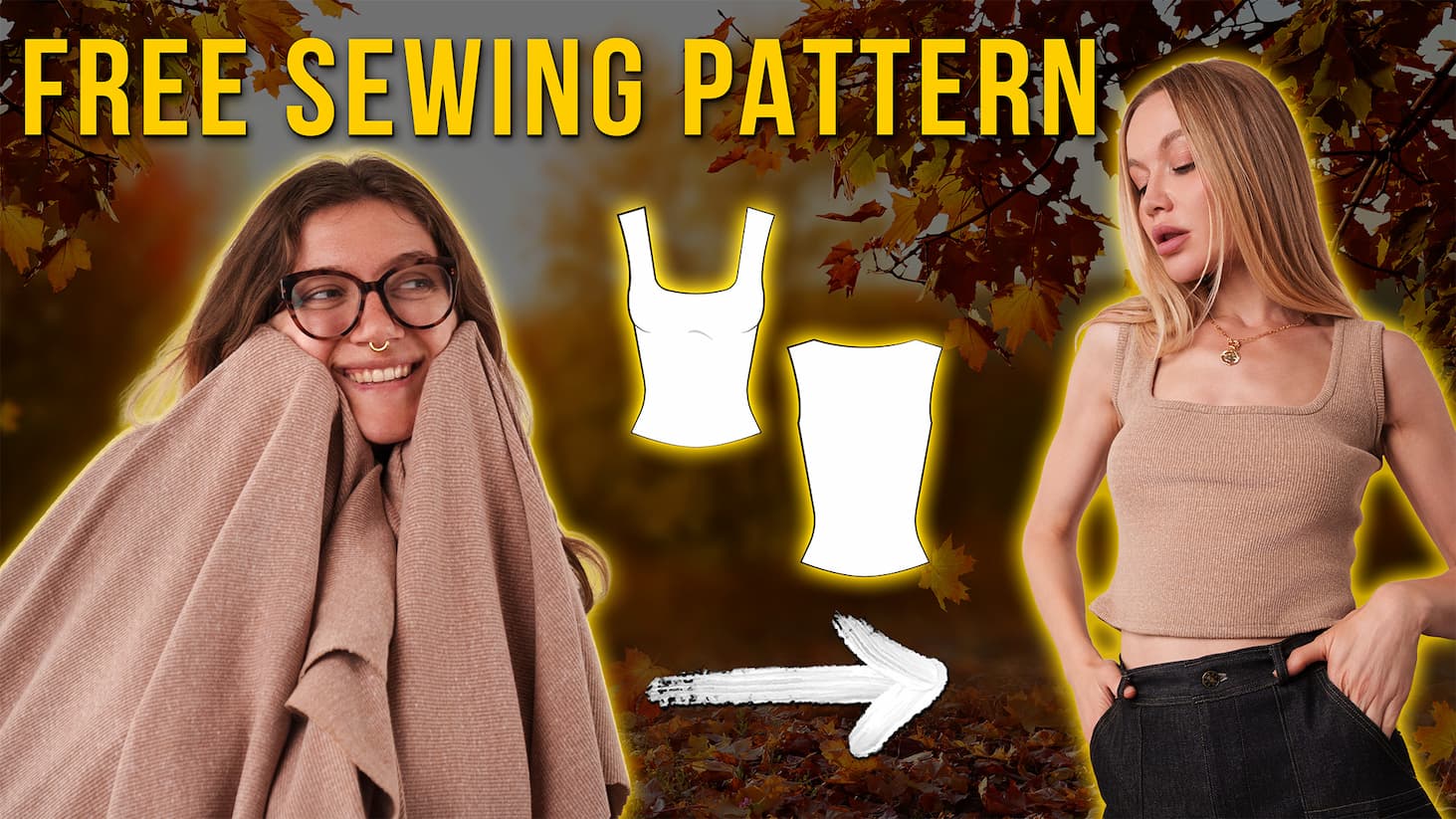 I Can’t Stop Wearing This DIY Knit Tank (FREE PATTERN!)