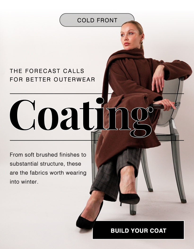 COLD FRONT AHEAD. SHOP COATING