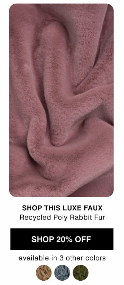 SHOP THIS FAUX FUR FALL FABRIC