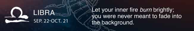 Let your inner fire burn brightly; you were never meant to fade into the background.