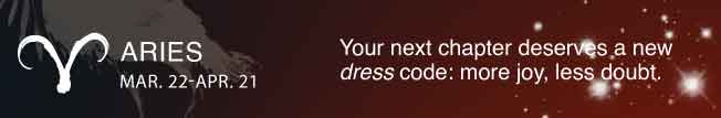 Your next chapter deserves a new dress code: more joy, less doubt.