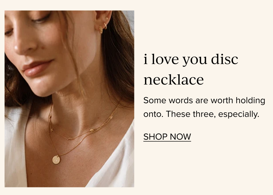 Love Disc Necklace