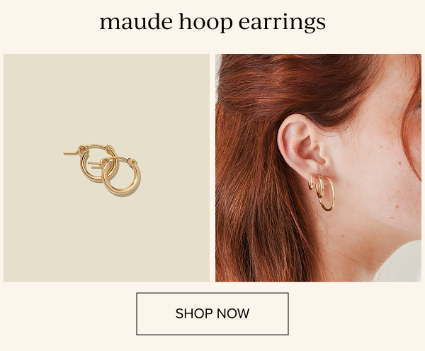 Maude Hoop Earrings