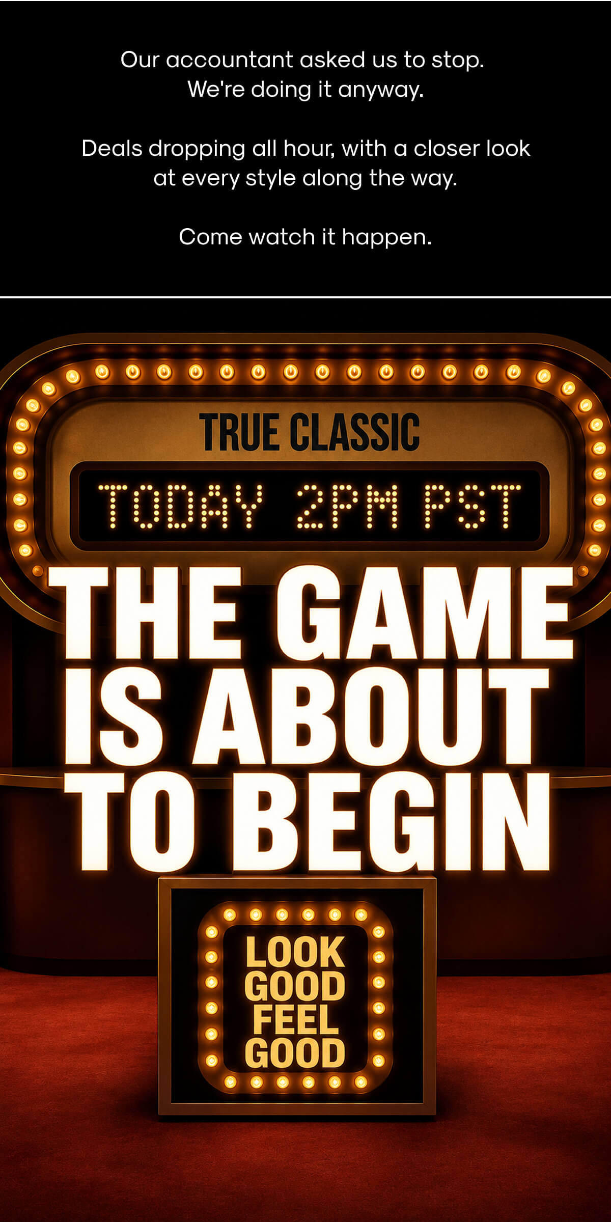 The Game Is About To Begin