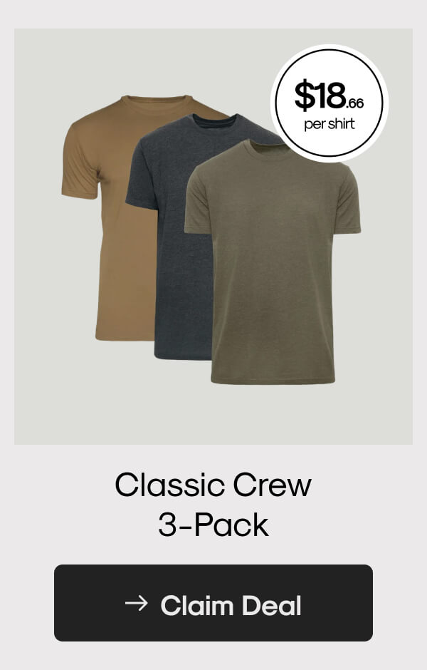 Classic Crew 3-Pack