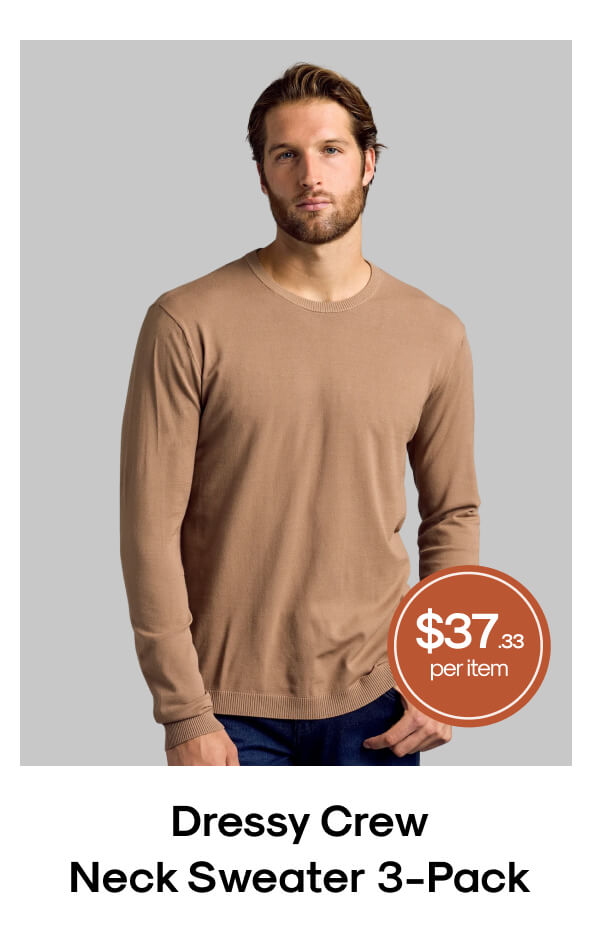 Dressy Crew Neck Sweater