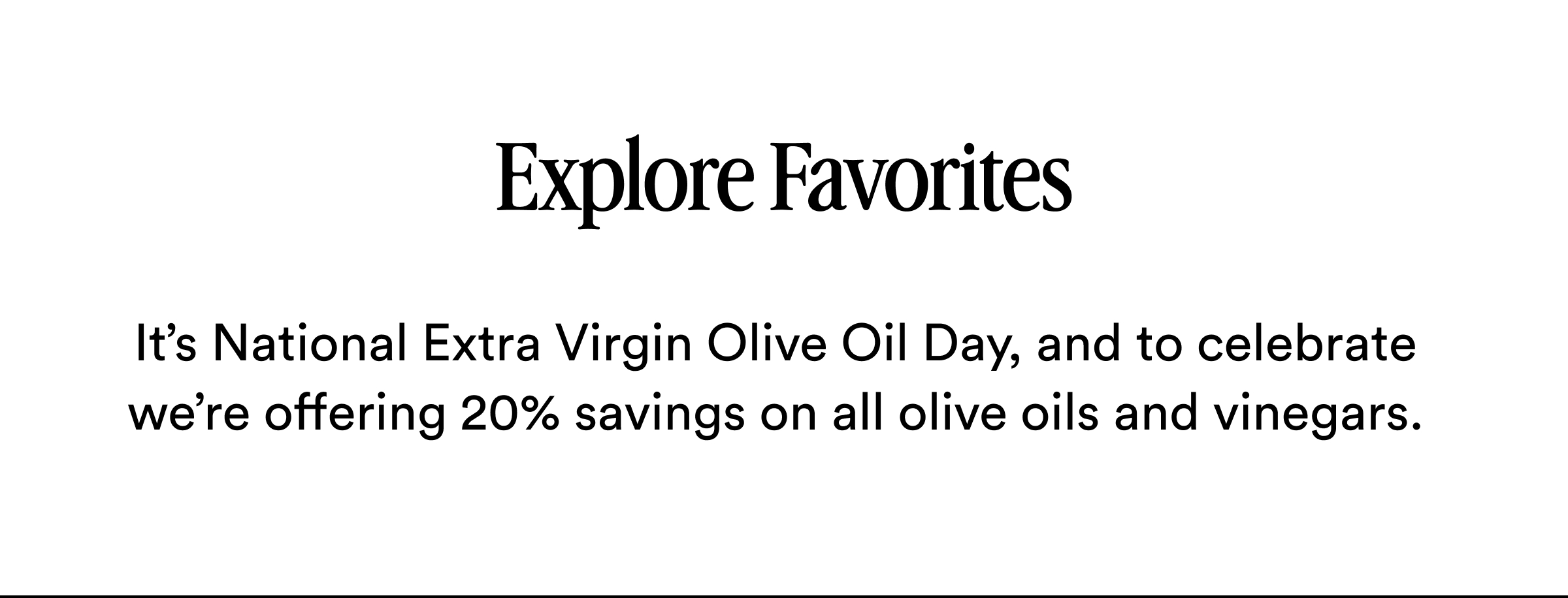 Explore Favorites