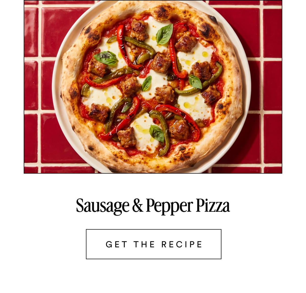 Sausage & Pepper Pizza