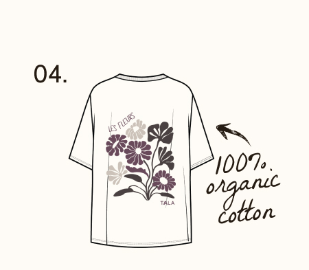 Les Fleurs Graphic T-Shirt - Ivory