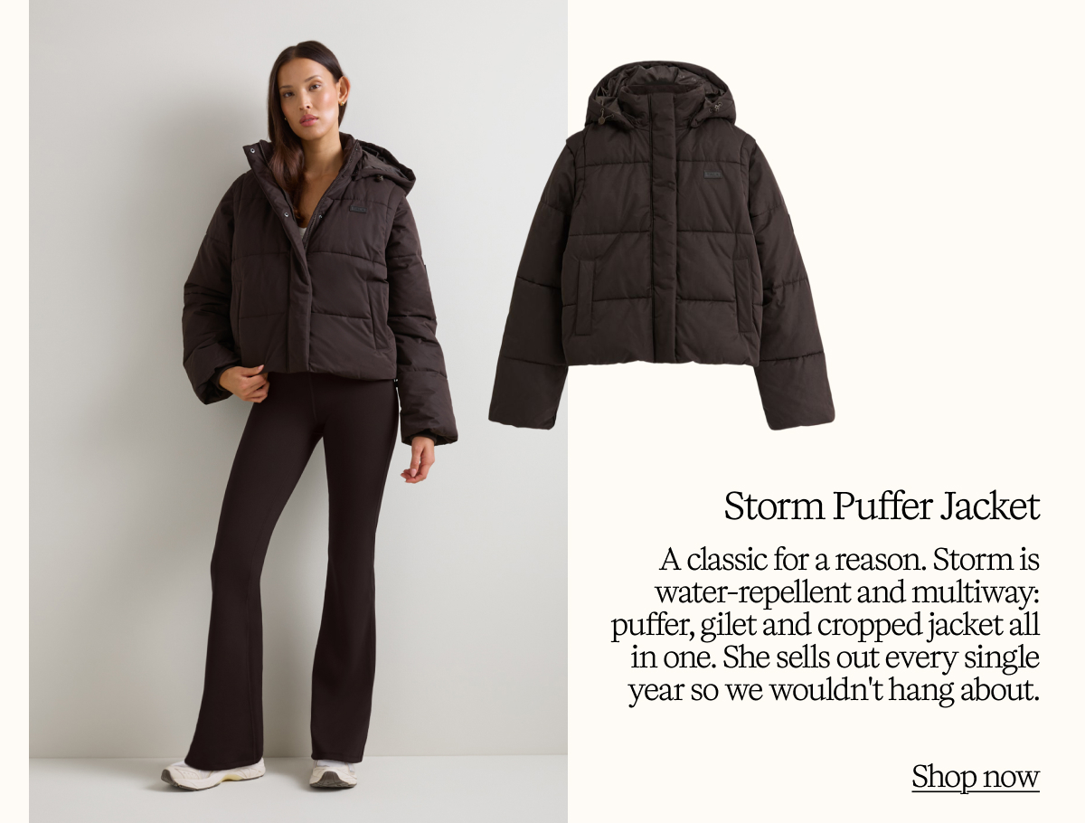 Storm Puffer Jacket - Americano