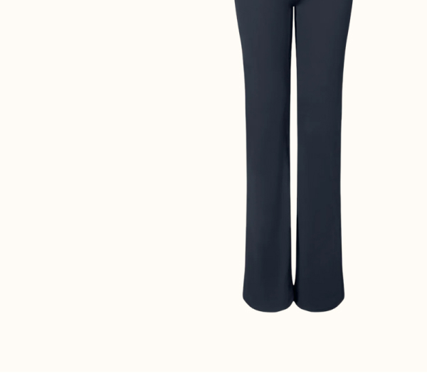 DayFlex High Waisted Flared Yoga Pant No Front Seam - Midnight Navy