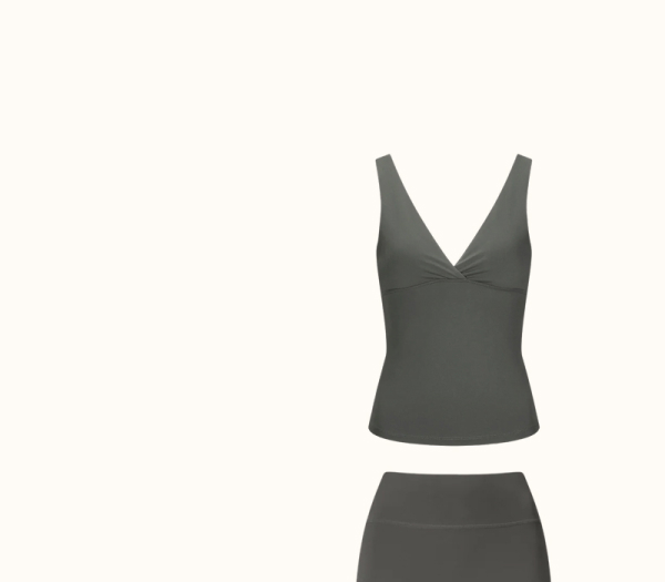 DayFlex V Neck Vest - Dark Olive