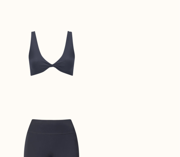 DayFlex Twist Front Sports Bra - Midnight Navy