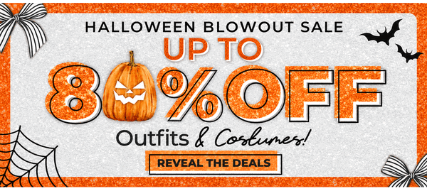 Halloween Blowout Sale: up to 80% OFF outfits & costumes! [REVEAL THE DEALS]