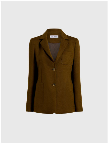 Weekend Blazer in Textured Wool