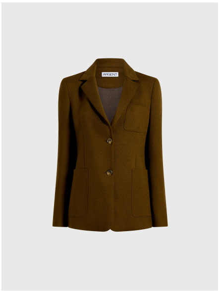 Weekend Blazer in Textured Wool
