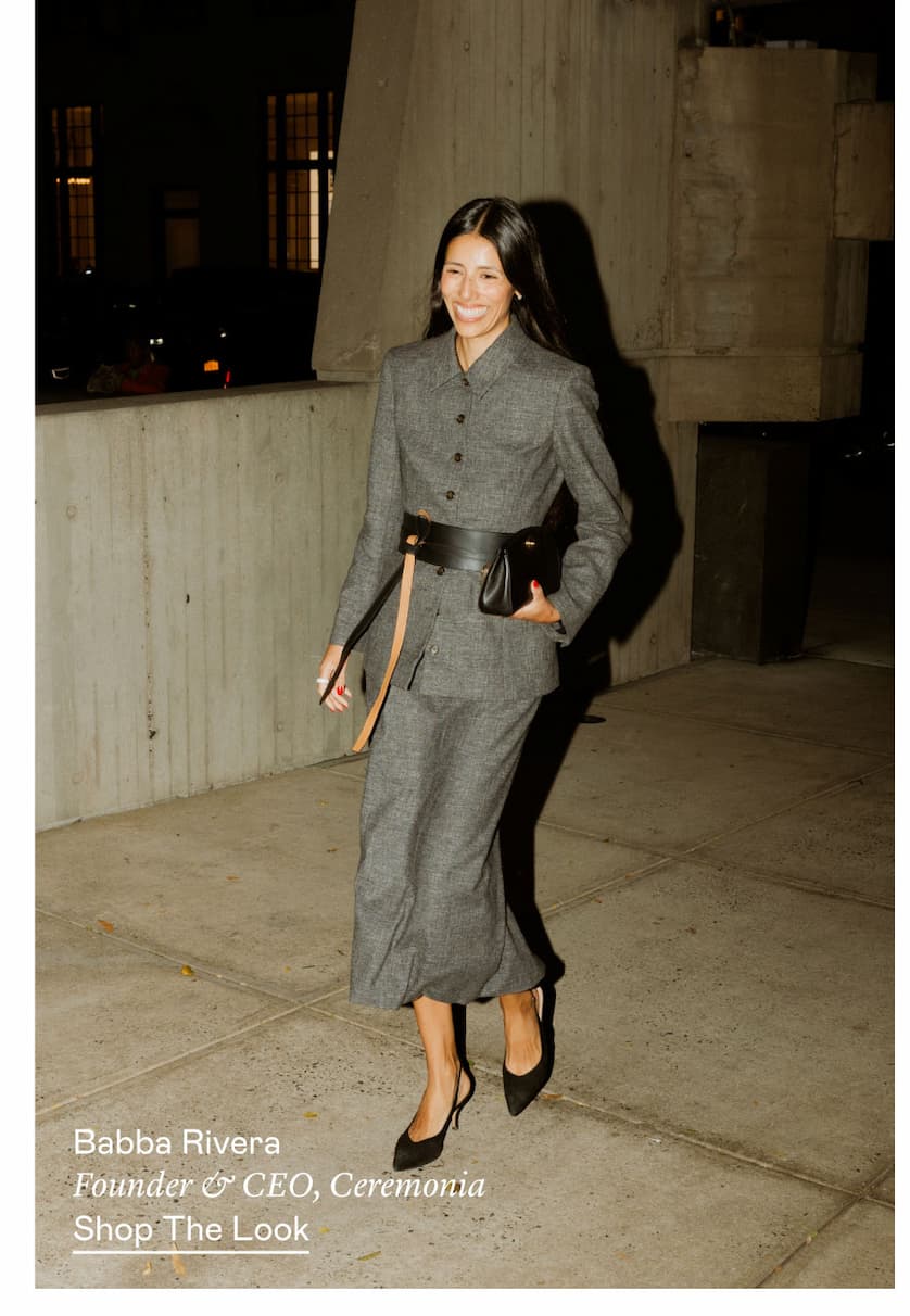 Babba Rivera Founder & CEO, Ceremonia Shop The Look