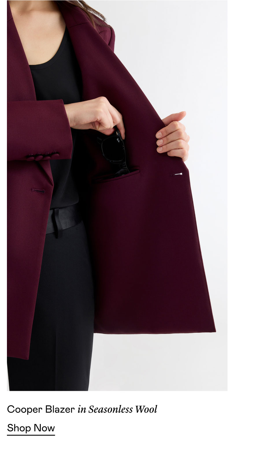 Cooper Blazer in Seasonless Wool
