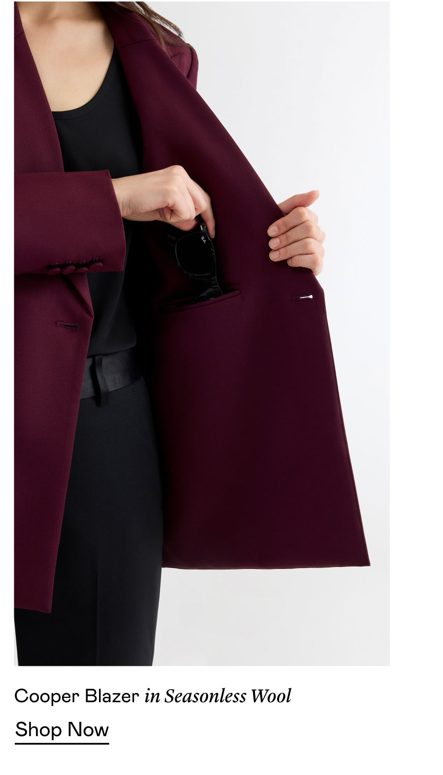 Cooper Blazer in Seasonless Wool