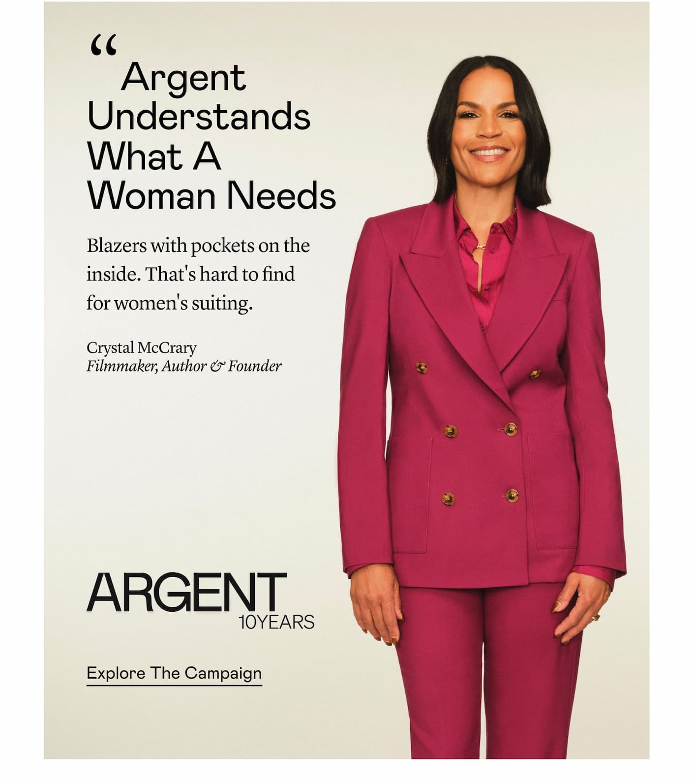 “Argent Understands What A Woman Needs