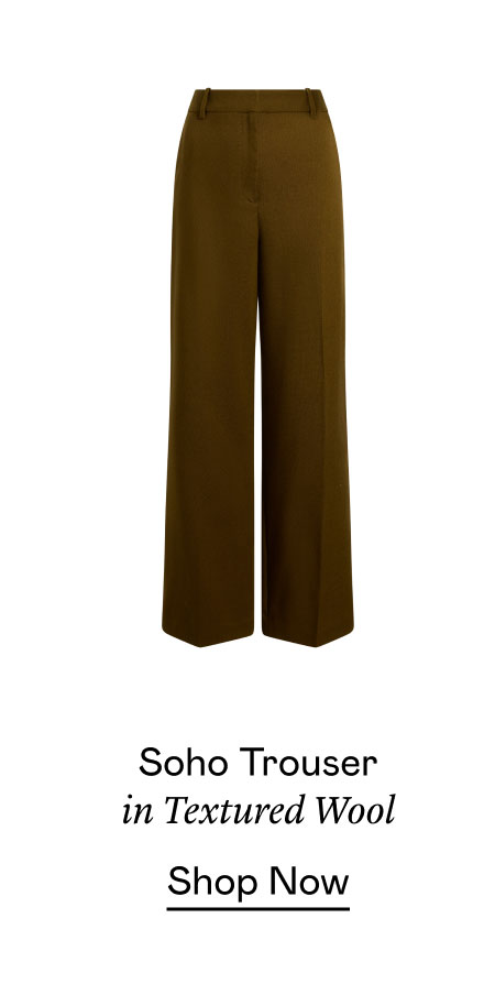 Soho Trouser in Textured Wool