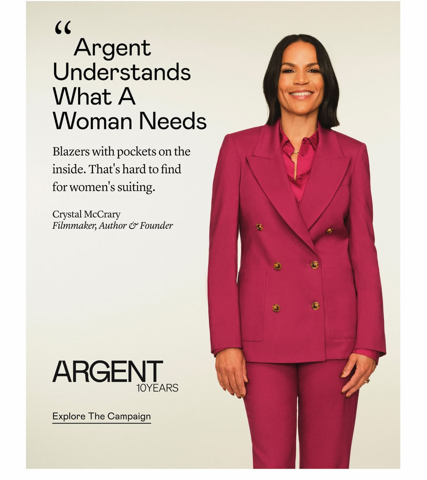 “Argent Understands What A Woman Needs