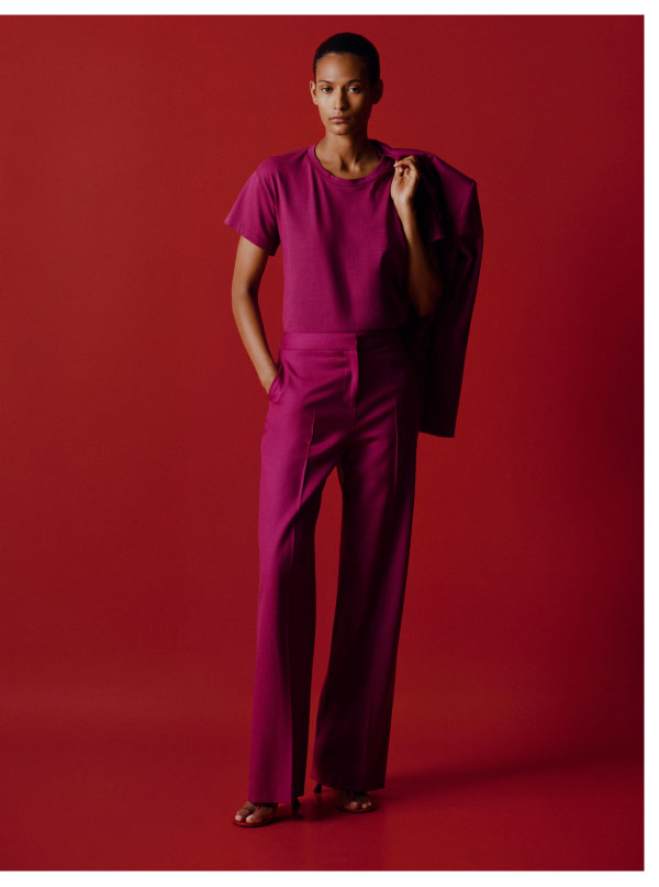 Wide Leg Trouser in Seasonless Wool