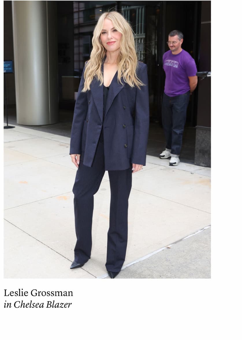 Leslie Grossman in Chelsea Blazer