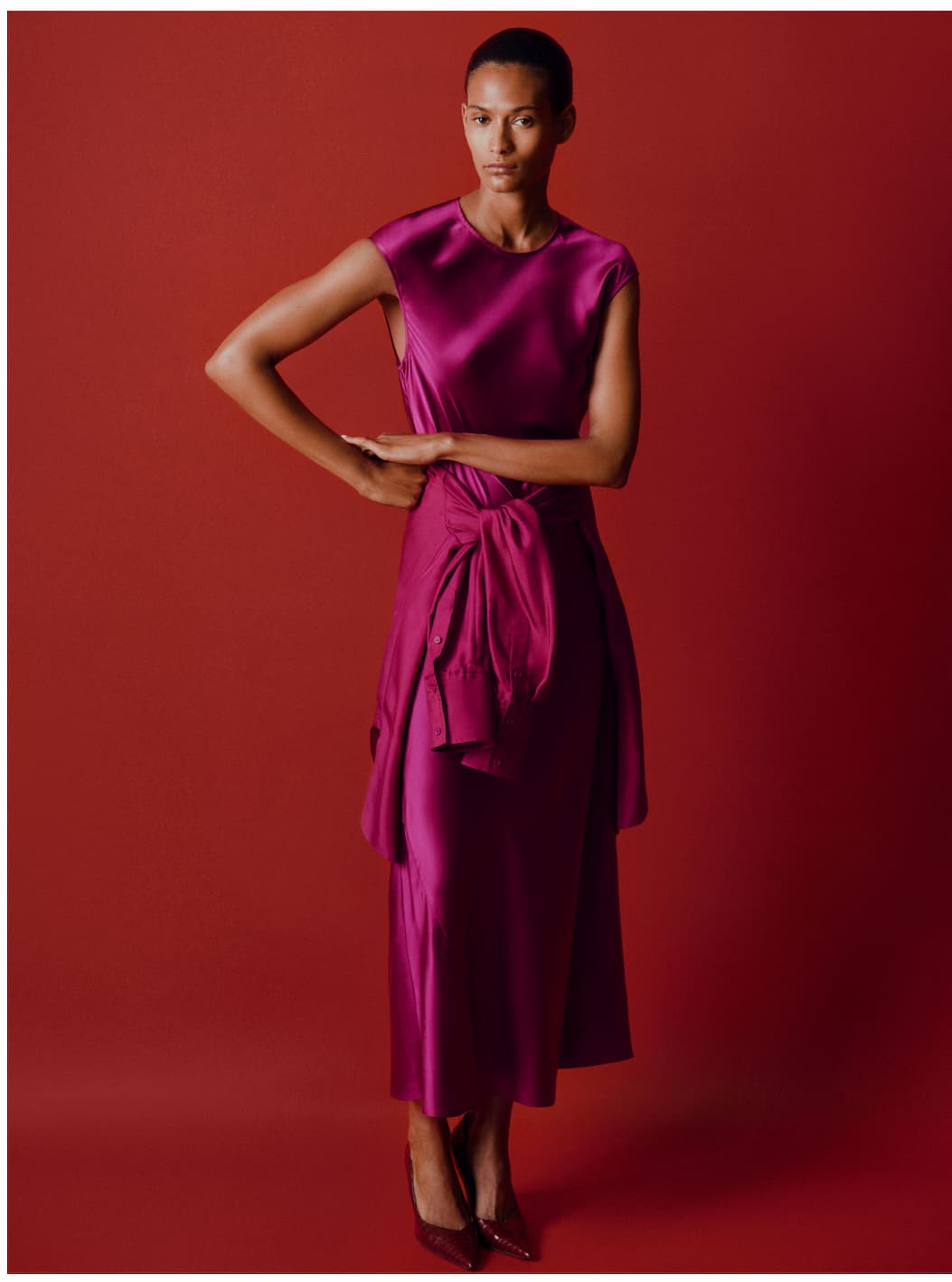 Bias Dress in Silk Charmeuse