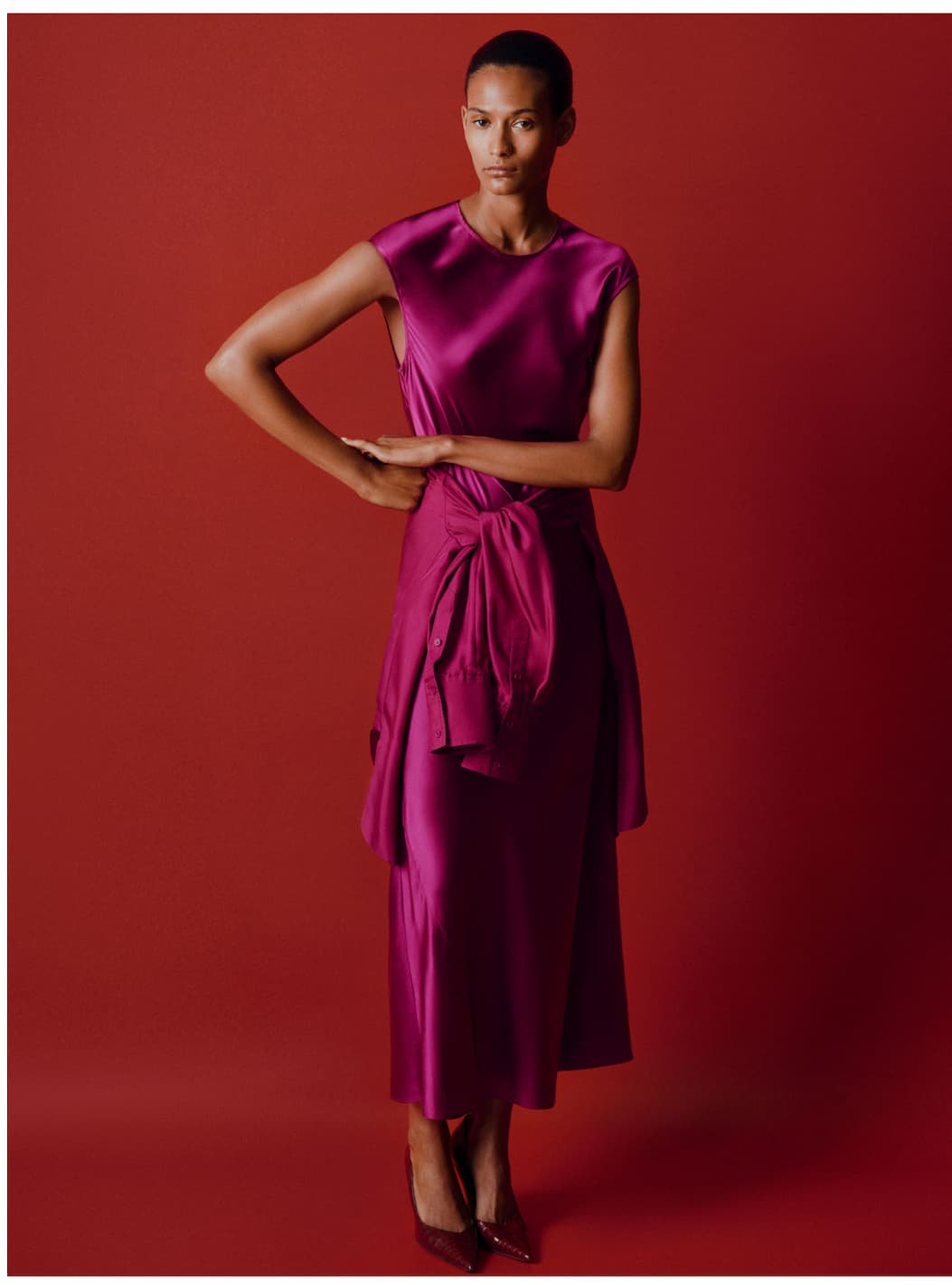 Bias Dress in Silk Charmeuse