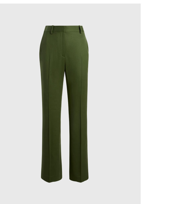 Straight Leg Trouser in Seasonless Wool Straight Leg Trouser in Seasonless Wool