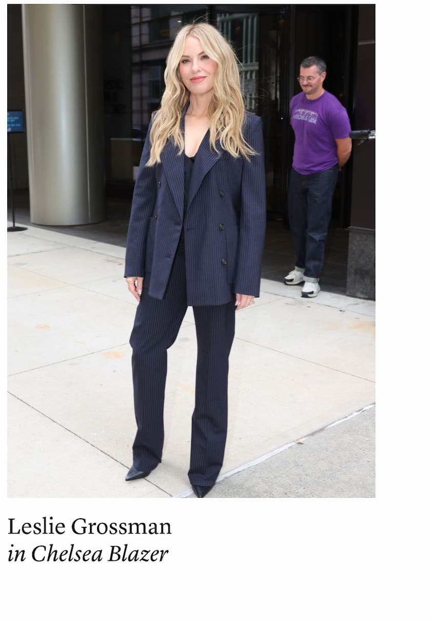 Leslie Grossman in Chelsea Blazer