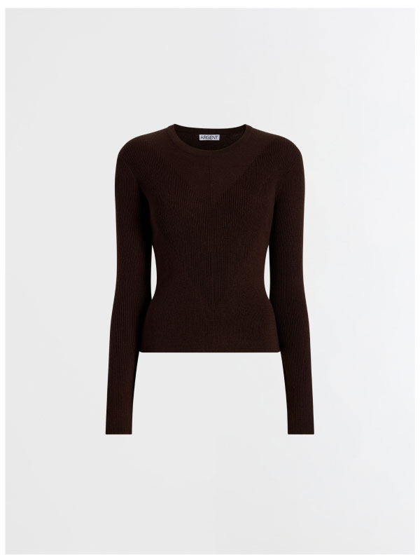 Knit Longsleeve Crew in Merino Silk Knit Longsleeve Crew in Merino Silk
