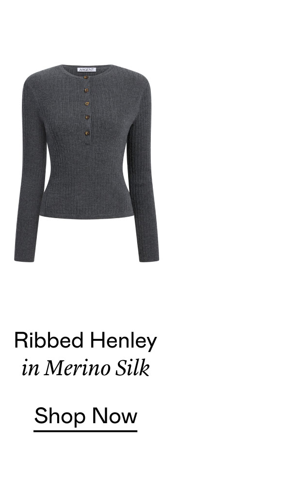 Ribbed High-Neck in Merino Silk Ribbed High-Neck in Merino Silk