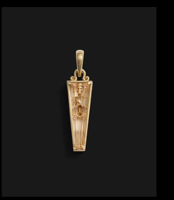 Memento Mori Reliquary Charm