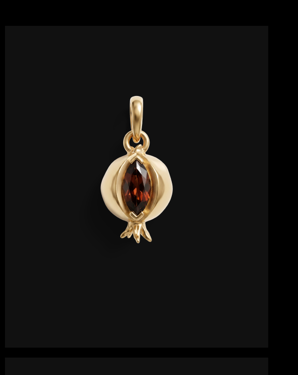 Mini Pomegranate Charm