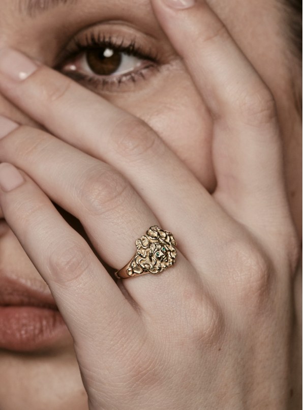 Solid 14k gold ring