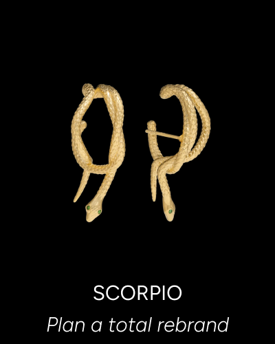 SCORPIO. Plan a total rebrand
