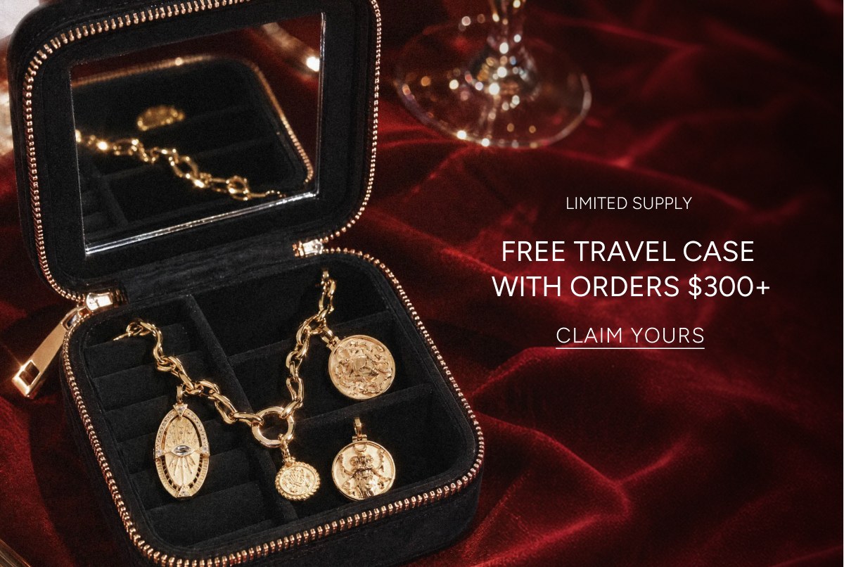 LIMITED SUPPLY. FREE TRAVEL CASE WITH ORDERS $300+. CLAIM YOURS