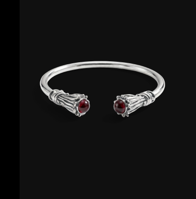 Thorned Cabochon Cuff