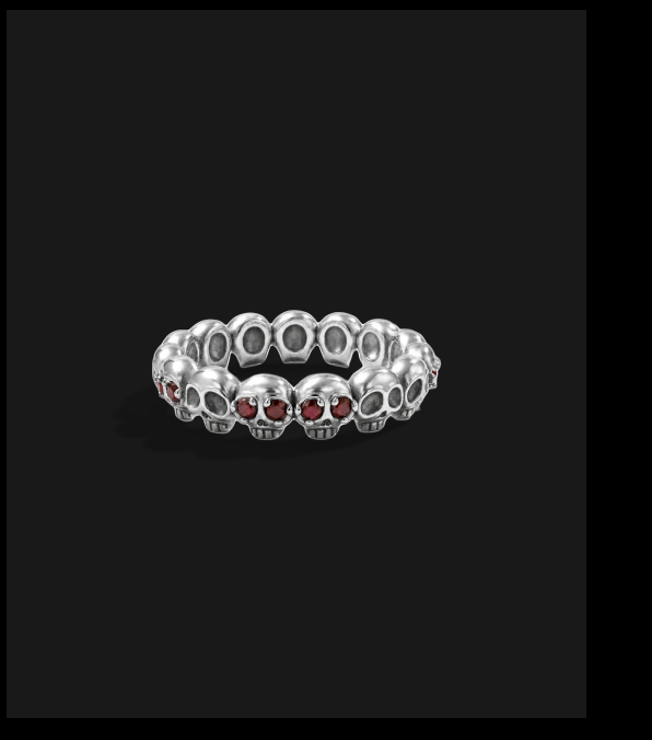 Gemstone Skull Band