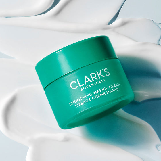 Smoothing Marine Cream on a swirl of cream