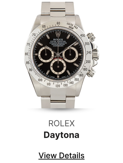 Pre-Owned Rolex Daytona Ref 16520 Black Dial Zenith Movement