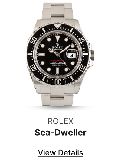 Pre-Owned Red Writing Dial Rolex Sea-Dweller Ref 126600