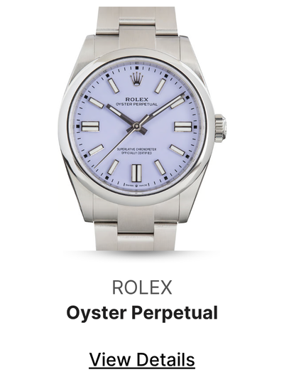 Pre-Owned Rolex Oyster Perpetual 41 Ref 134300 Lavender Dial