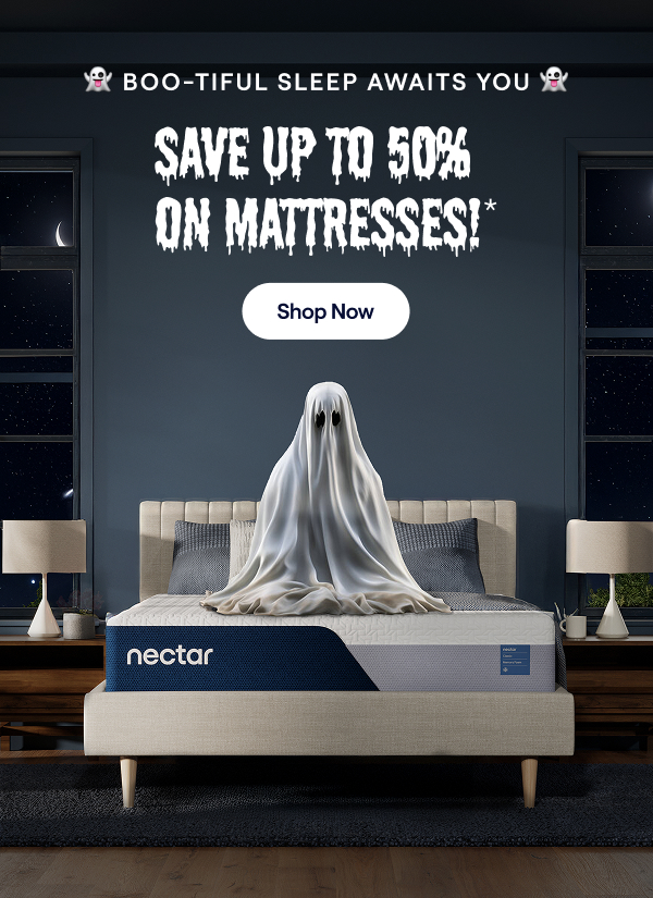 Save up to 50% on Nectar Mattresses (available in Memory Foam or Hybrid)*