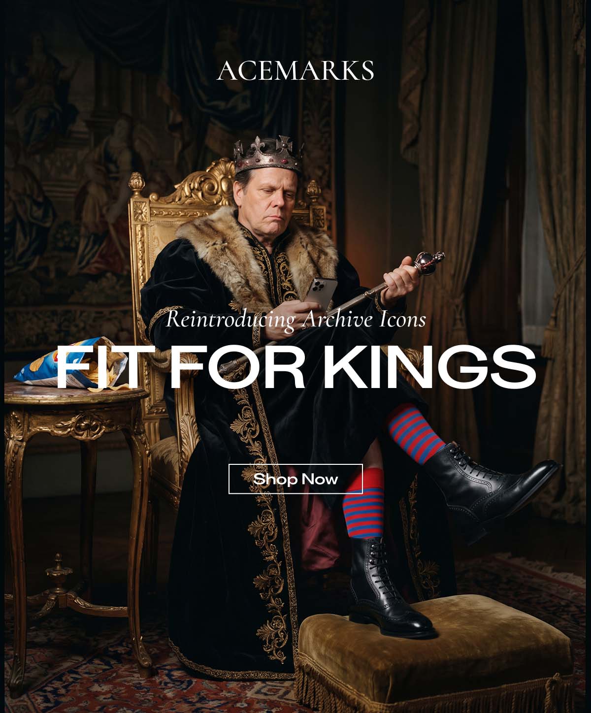 ACE MARKS  Reintroducing Archive Icons  FIT FOR KINGS   Shop Now