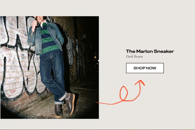 The Marlon SneakerDark Brown SHOP NOW 